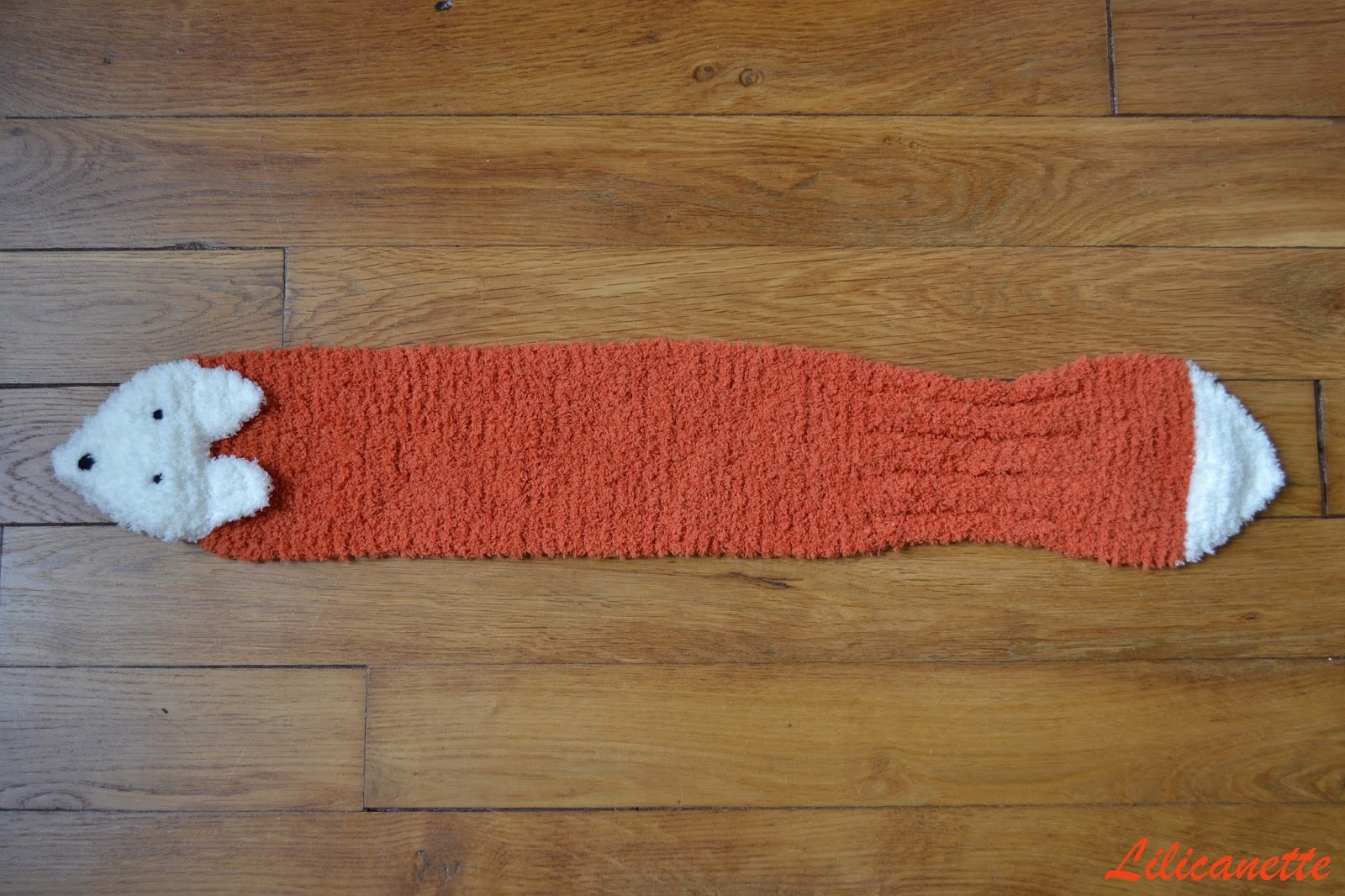 Tricot Echarpe renard pour bébé (+ tuto)